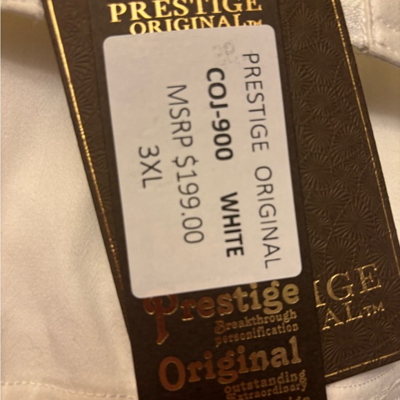Prestige Original white Jean jacket 3XL brand new zipper - Picture 8 of 12